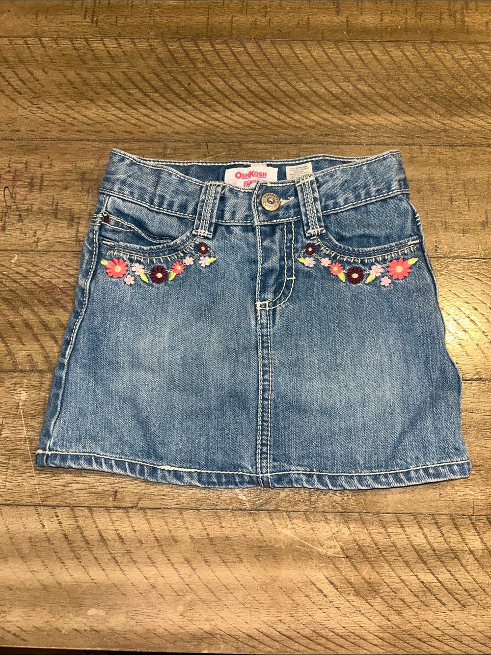 OshKosh B'gosh denim shirt with Embroidery size 4